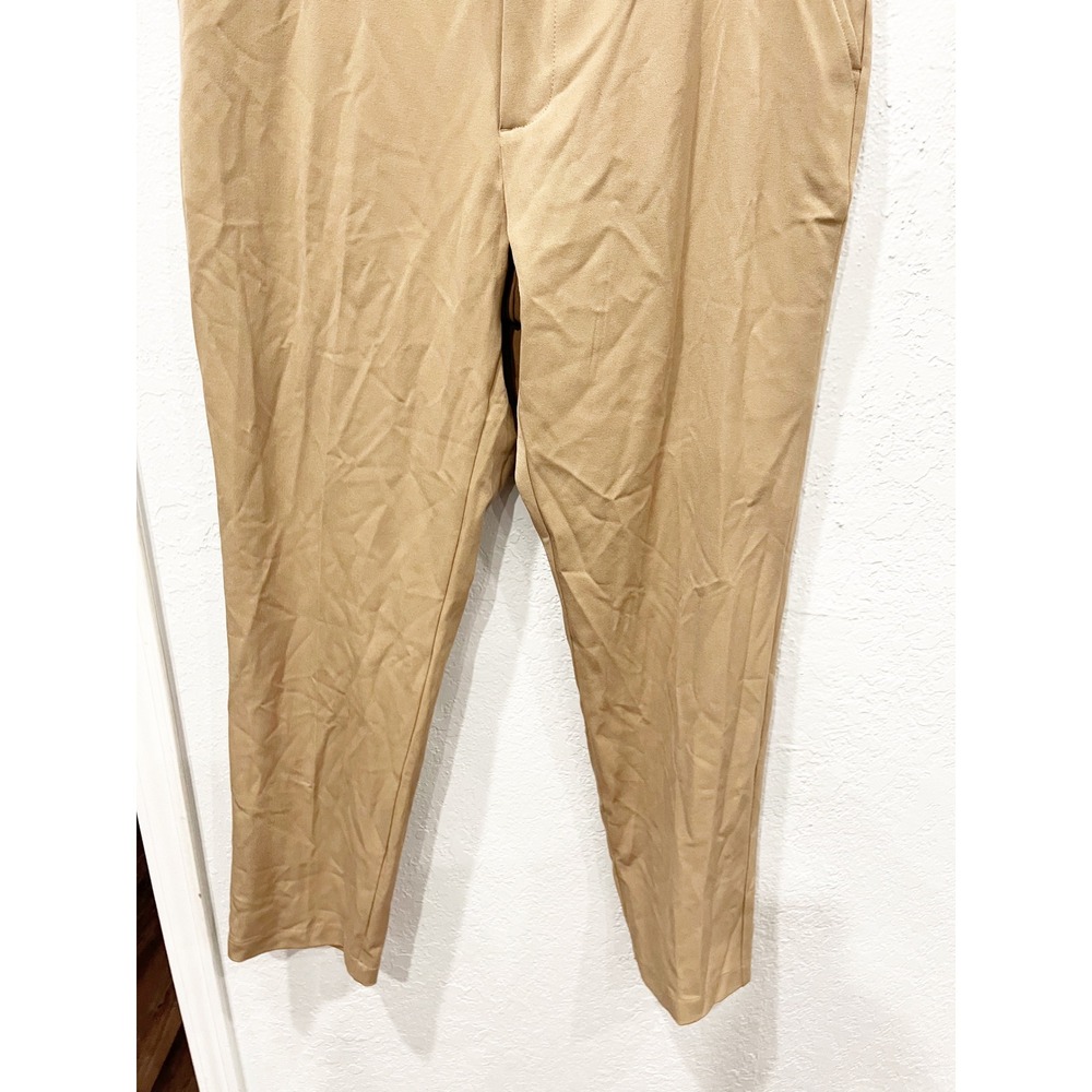 Quince Ultra-Stretch 24/7 Khaki Tan Chino Pants Size 34x30 Career Business - Picture 4 of 6